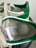 Autry White/Green Medalist Low Sneakers, 10 (no insoles) retail $265