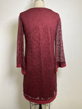 Emma & Michele Burgundy Dress, S