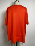 Cable & Gauge Orange Sweater, 2X