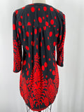 New Reborn Black/Red Tunic, L