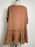 Arula Brown Top, 1X