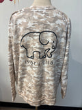 Ivory Ella Camo Sweatshirt, M