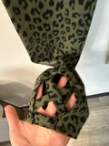 Leggings Green Print , M