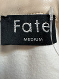 Fate Faux Leather Dress, M