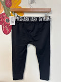 Gymshark Black Cropped Leggings, L