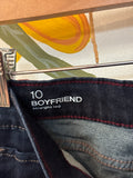 Liz Claiborne Boyfriend Straight Leg Jeans, 10
