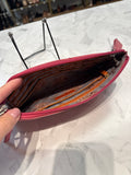 Hobo Pink Leather Wristlet, 10"x5"