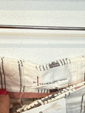 Anthropologie Brown Stripe Linen Shorts, 6
