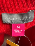 New Vince Camuto Red Heart Sweater, M