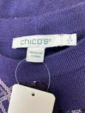 Chico's Purple Sweater, L
