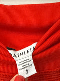 Athleta Red Waffle Knit 28" Inseam Joggers, S