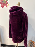 32 Heat Purple Hooded Pocket Jacket, M