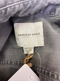 American Eagle Gray Button Front Top, XXL