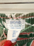 Sigrid Olsen 100% Linen 25" Inseam Pants, L