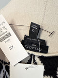 New Talbots Black Pure Merino Wool Sweater, 3X