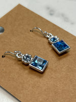 Blue/Silver  Earrings