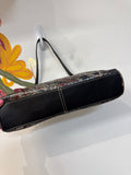 Patricia Nash Black Paisley Handbag, 14"x7"