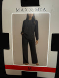 New Max & Mia Charcoal Hoodie Lounge Set, M