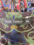 Casual Express Print Top, XXL