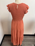 Sweet Wanderer Smocked Dress, XL
