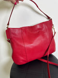 Coach Red Crossbody Bag 14”x11”