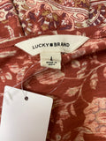 Lucky Brand Print Top, L