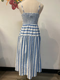 Universal Thread Blue Stripe Dress, XS