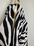 Chico's Travelers Zebra Print Top, L