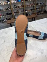 Lucky Brand Blue Tie Dye Flats, 8.5