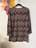 Collective Concepts Print Pocket Mini Dress, L