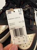 New Adidas Black Forum Low Shoes, 8/8.5 (mens 6.5)