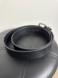 Timberland Black Leather Belt, 40