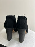 Splendid Black Suede Ankle Boots, 10