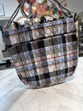 New Vera Bradley Triple Zip Hipster Perfectly Plaid Crossbody Bag