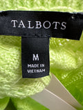 New Talbots Green Sweater, M
