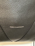 Rebecca Minkoff Black Leather Crossbody Bag, 14"x14"