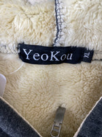 YeoKou Gray Hooded Jacket, XL