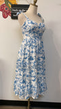 Steve Madden White/Blue Eyelet Dress, 4