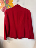 Kasper Red Blazer Jacket, 18W