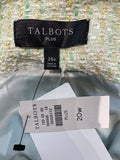 New Talbots Green Jacket, 20W