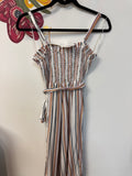 New Aeropostale Stripe 31" Inseam Jumpsuit, XS