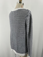 Bass Navy/White Sweater, M