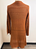 Brown Sweater Cardigan , S