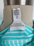 Chico's Stripe Pullover Top, L