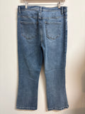 Kensie 32" Inseam Savannah High Rise Flare Jeans, 12