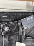 New Express Black Straight Jeans, 28 (6)