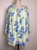New Talbots 2pc Green Top + Scarf, 2X