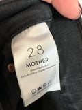Mother The Insider Crop Step Fray 25" Inseam Jeans, 28 (6)