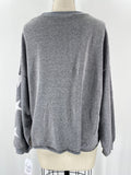 New Bloom & Pop Gray Star Print Sweatshirt, M