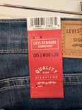 New Levi Signature Mid Rise Straight 29" Inseam Jeans, 10